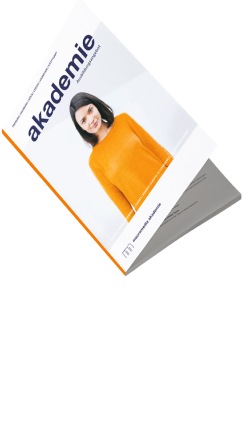 Titel der Macromedia Akademie Broschüre
